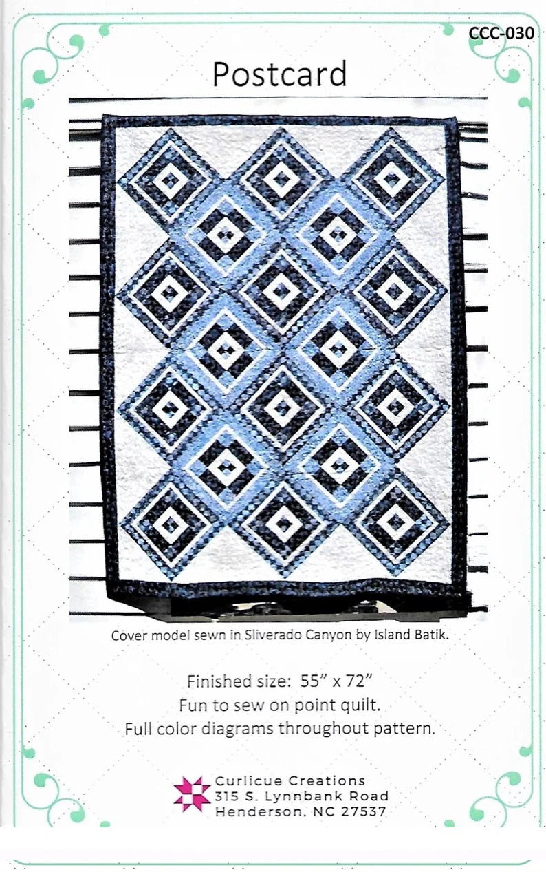 Postcard Downloadable Pattern