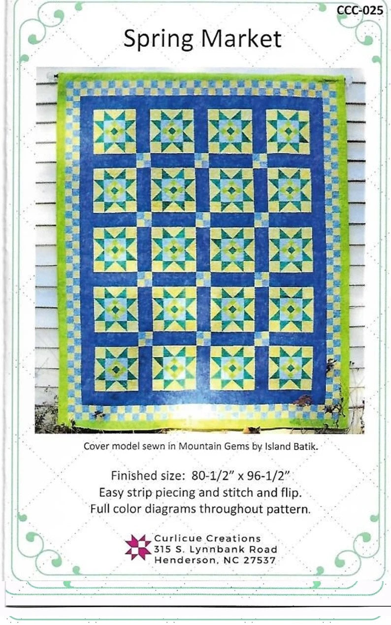 Spring Market Downloadable Pattern