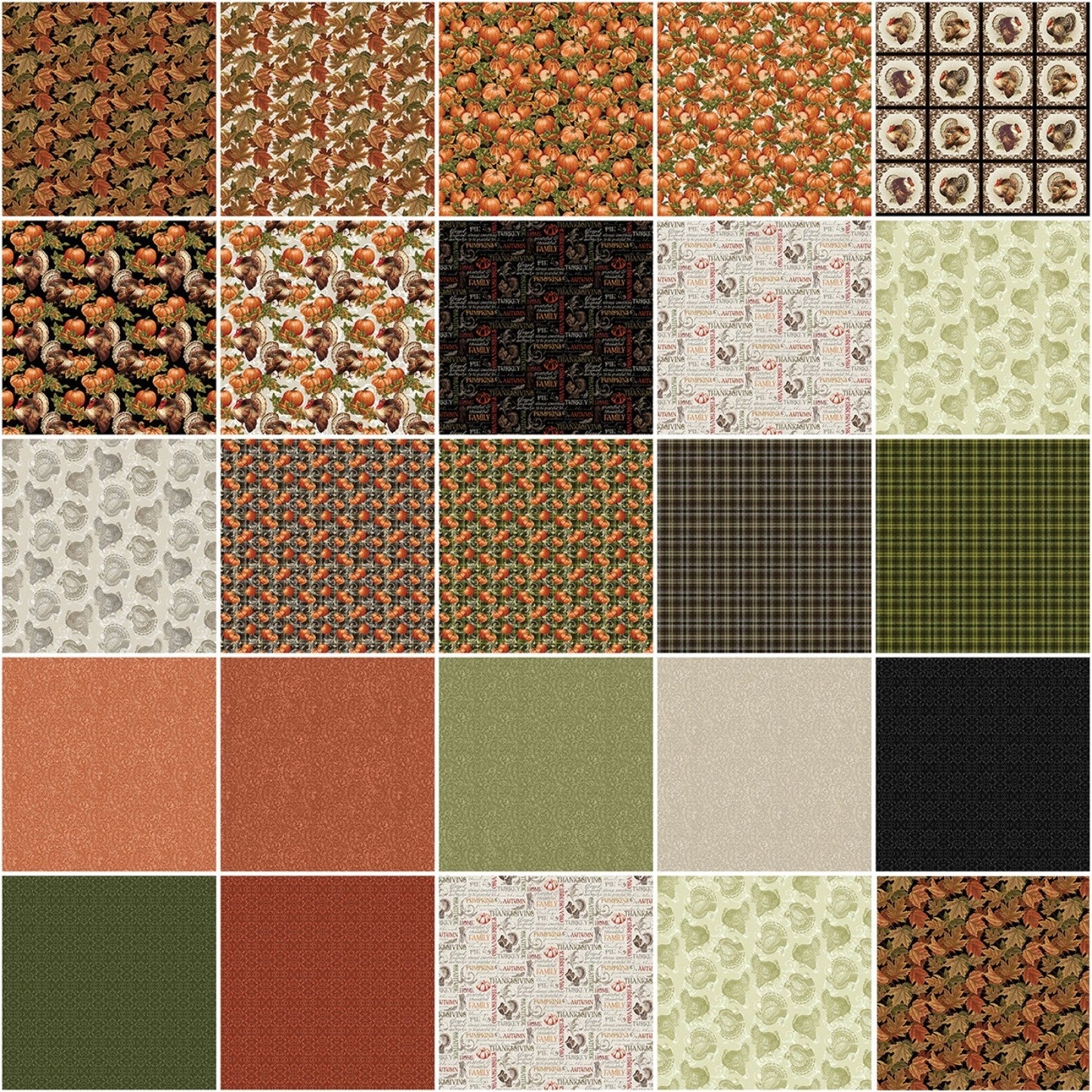 Turkey Time Fabric Collection - Benartex