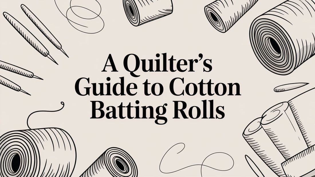 A Quilter's Guide to Cotton Batting Rolls