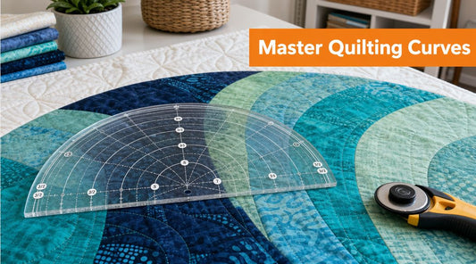 Half Circle Ruler: Master Quilting Curves & Arcs