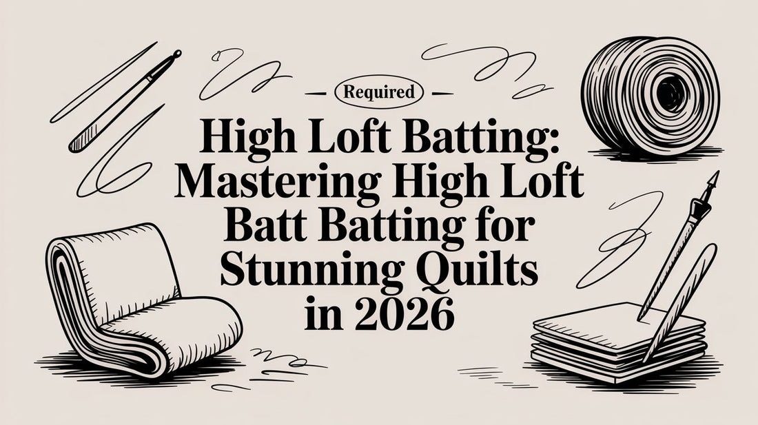 High Loft Batting: Mastering high loft batting for stunning quilts in 2026