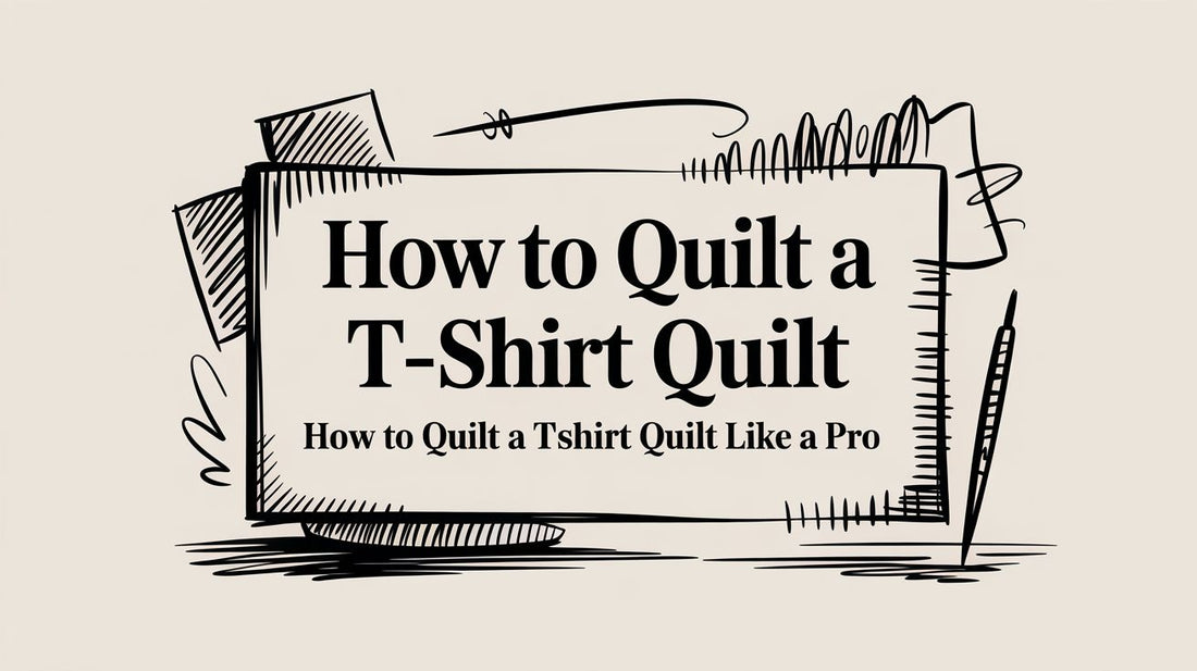 How to Quilt a Tshirt Quilt: how to quilt a tshirt quilt like a pro