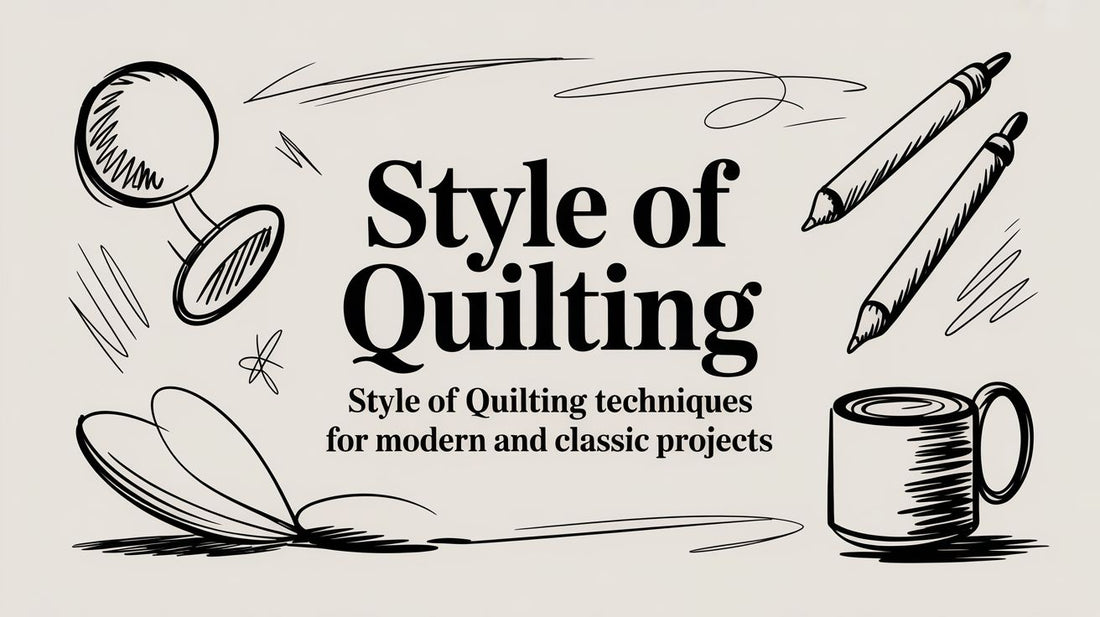 Style of Quilting: style of quilting Techniques for Modern and Classic Projects