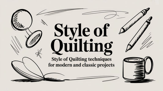 Style of Quilting: style of quilting Techniques for Modern and Classic Projects