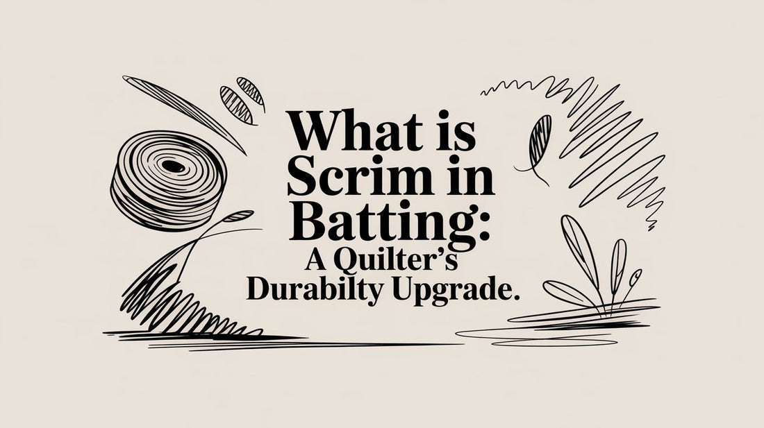 what is scrim in batting: A Quilter's Durability Upgrade