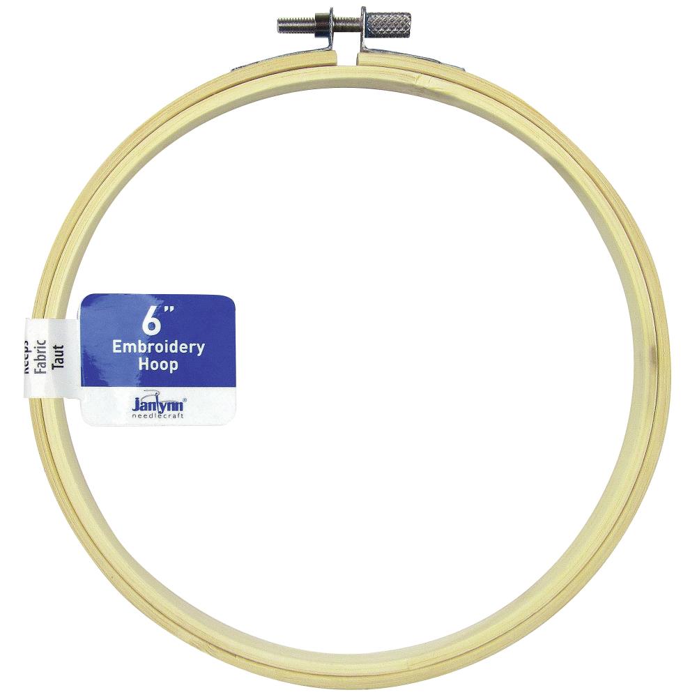 Janlynn Wood Embroidery Hoop 6"