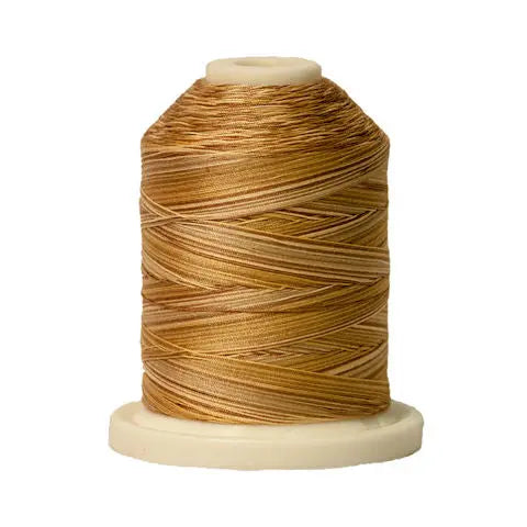 075 Tan Tints Signature Cotton Variegated Thread Mini Spool - 40WT
