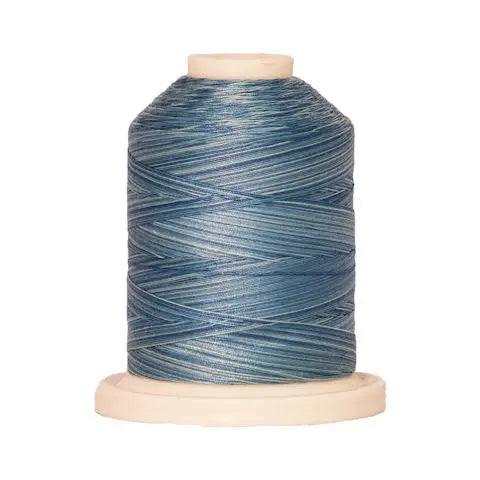 082 Blue Skies Signature Cotton Variegated Thread Mini Spool - 40WT