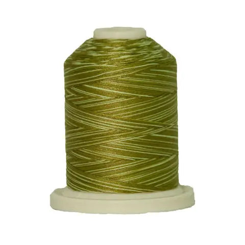 084 Limey Greens Signature Cotton Variegated Thread Mini Spool - 40WT