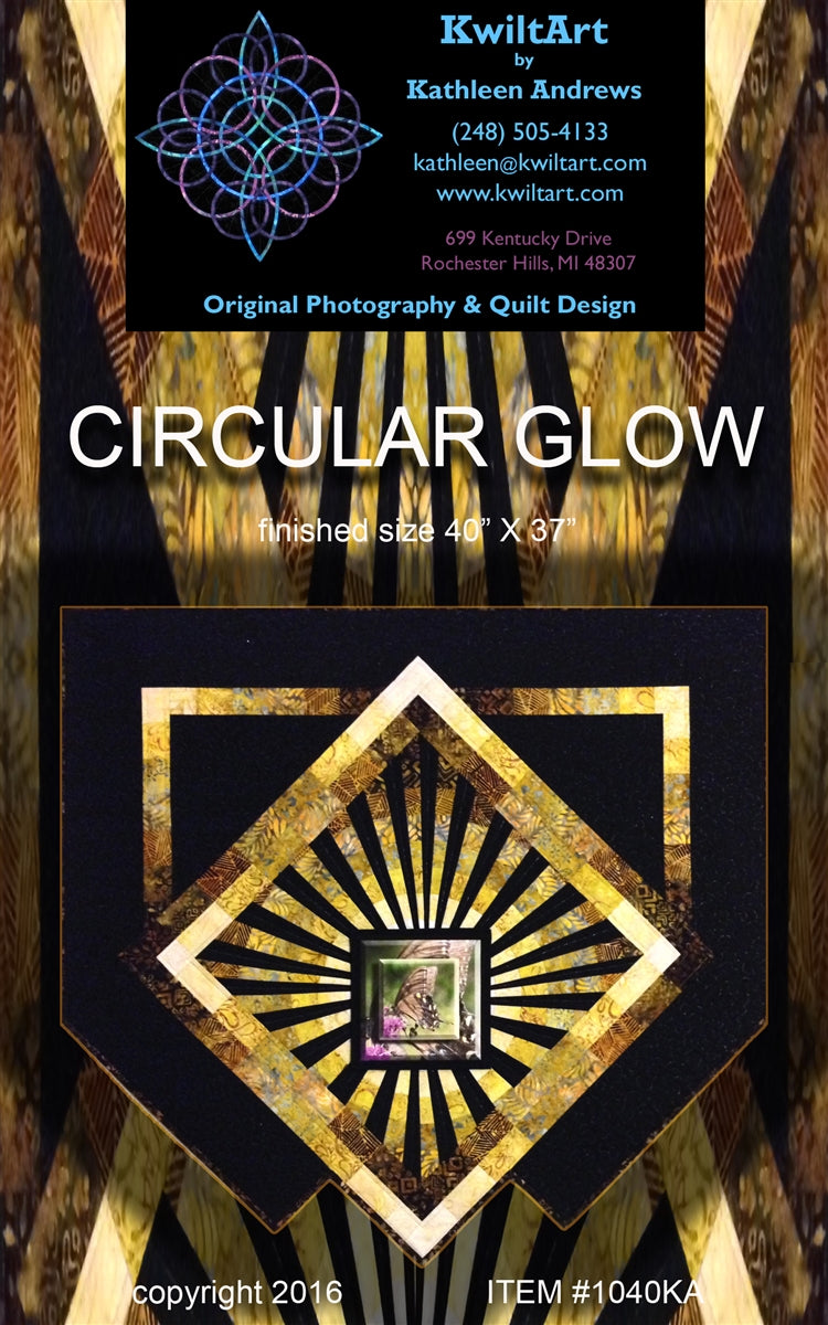 Circular Glow Quilt Pattern