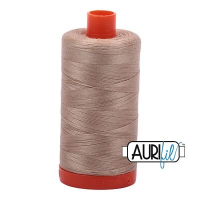 Aurifil 50wt 1300m Sand 2326