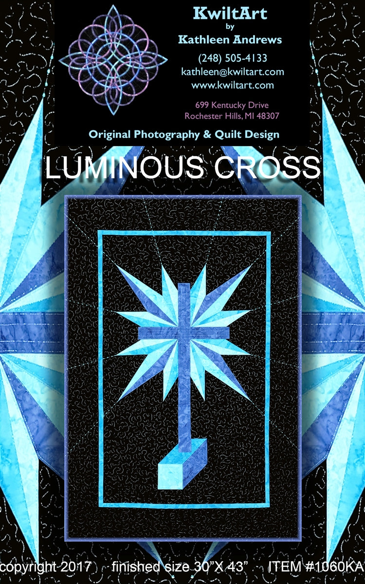 Luminous Cross Quilt Pattern