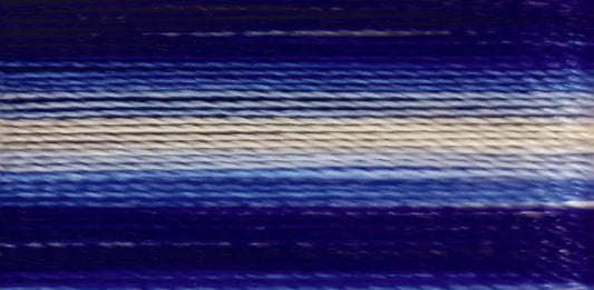 11 Floriani Thread 40 weight 1000M - VARITHREAD ROYAL BLUE STRIPE
