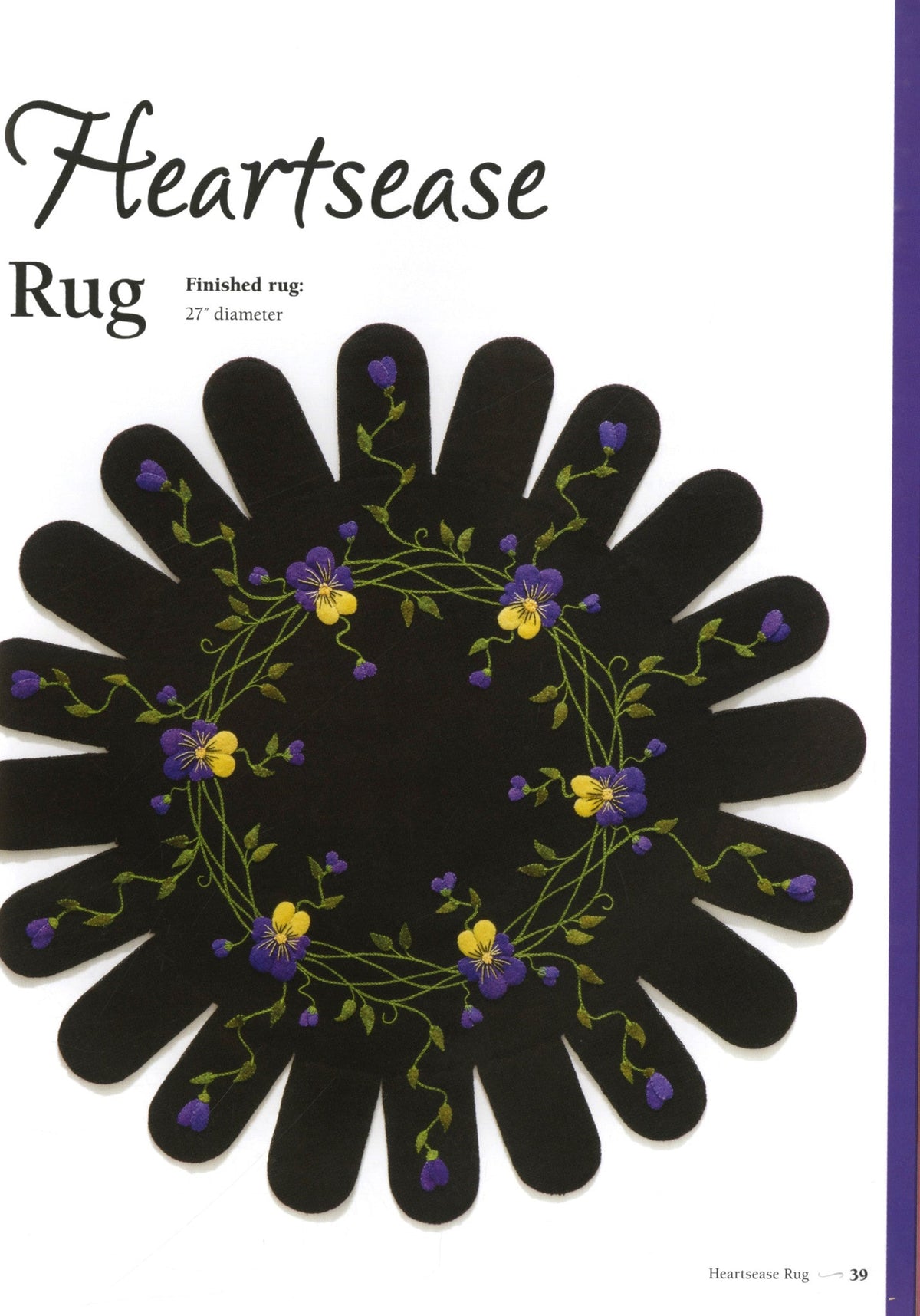 Gorgeous Wool Applique