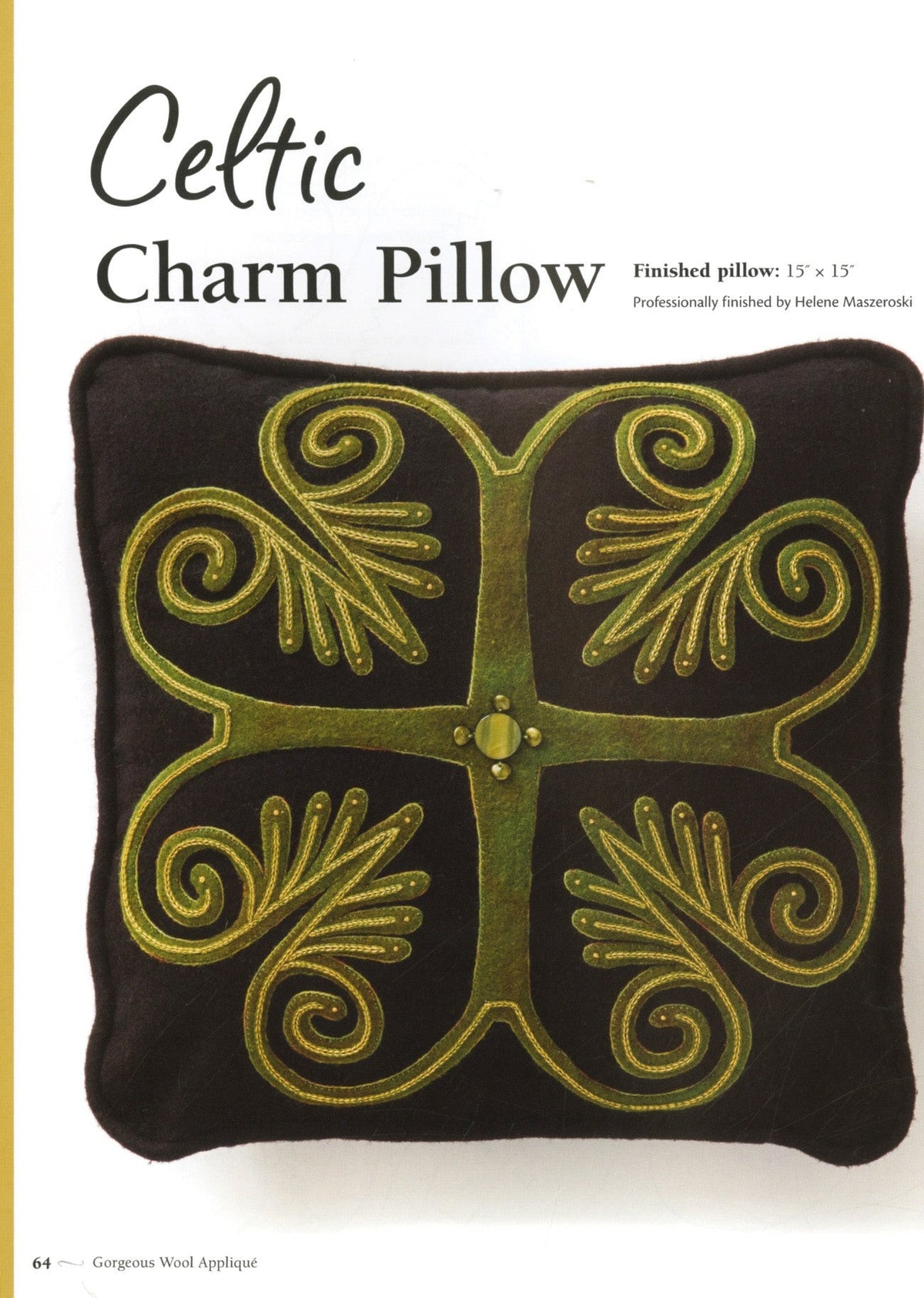 Gorgeous Wool Applique