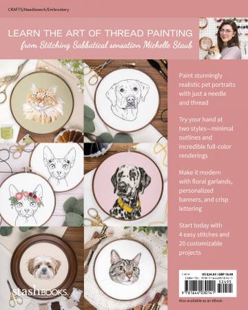 Pet Portrait Embroidery