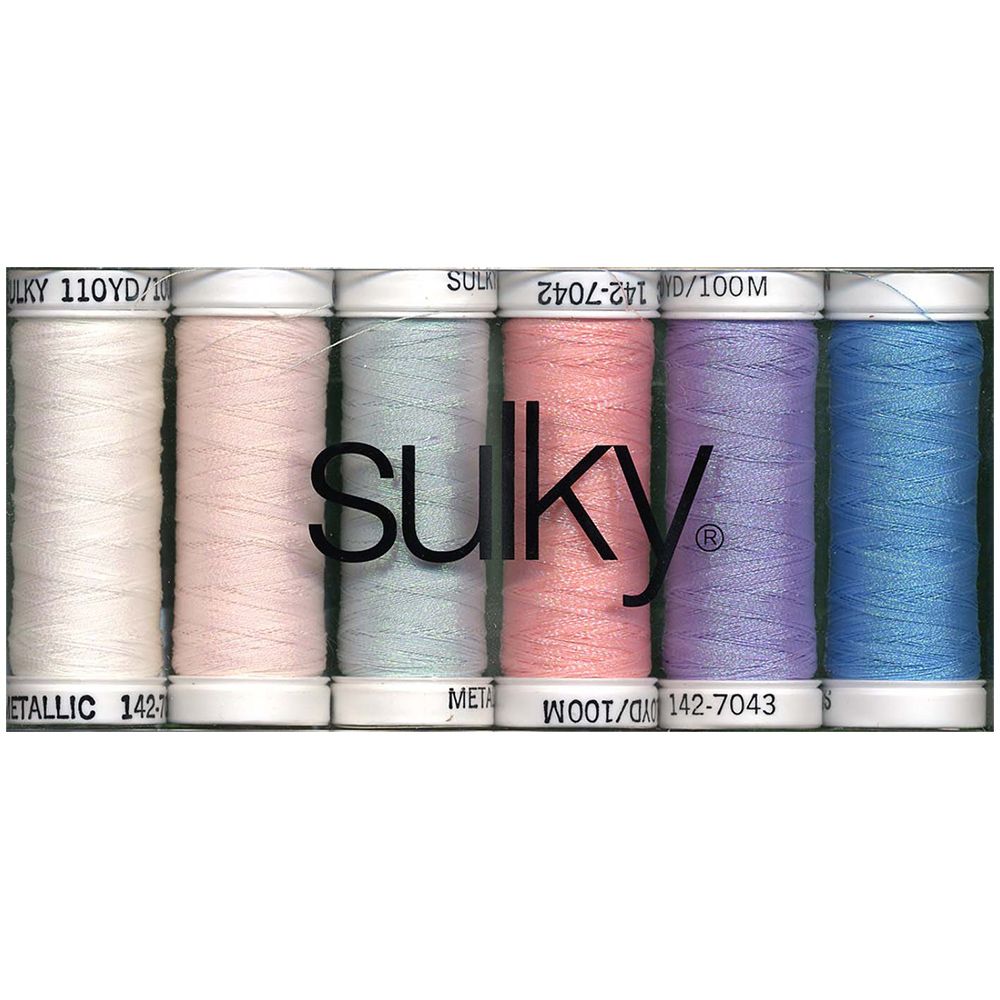 Sulky, Original Metallic 40wt Thread Set (110yds)