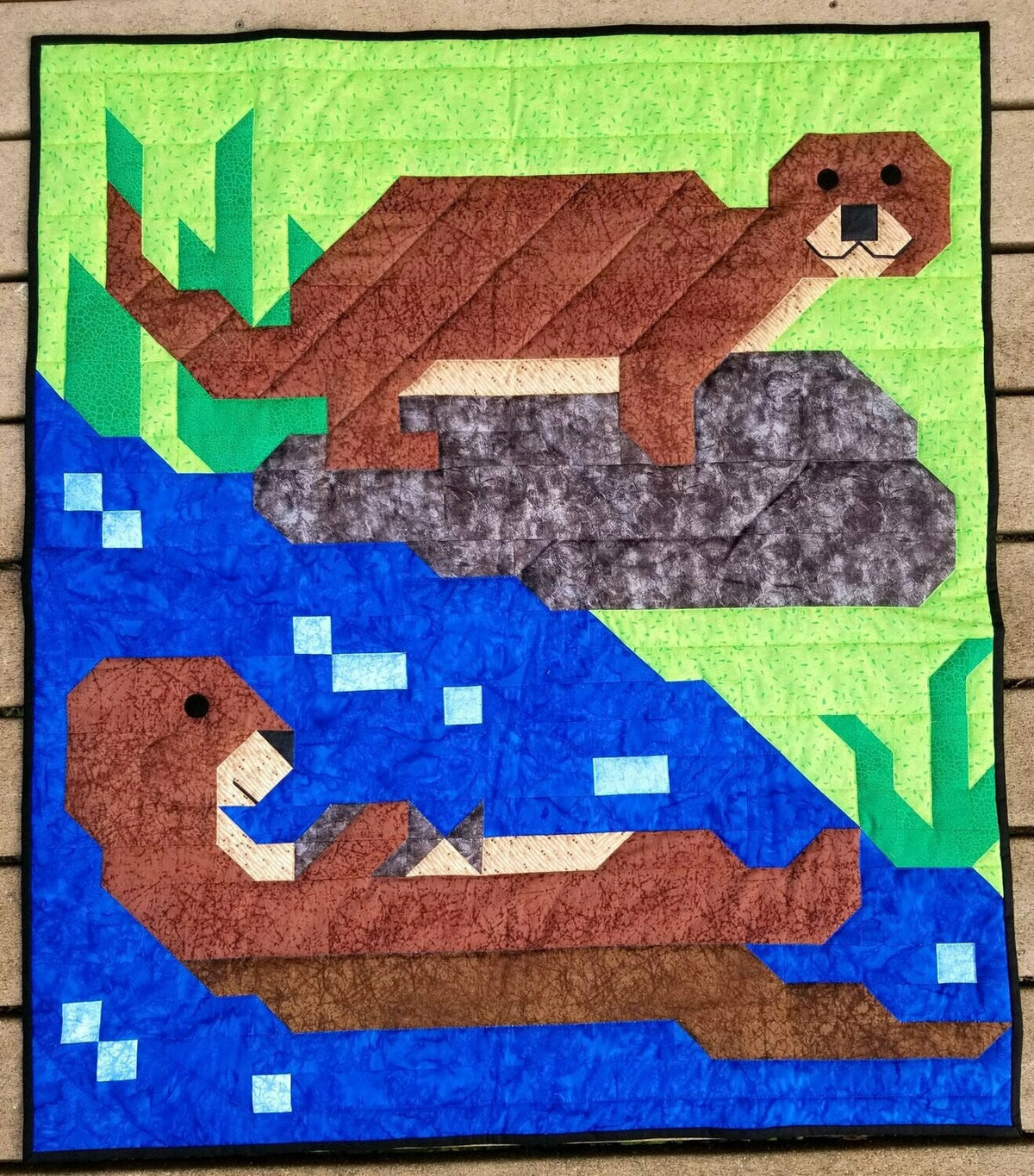 Otters Quilt Pattern