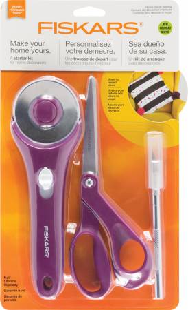 Fiskars Home Décor Sewing Fashion Starter Set 3pc