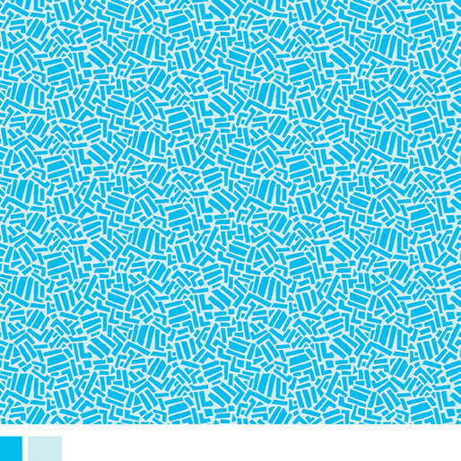 Dashes Sky Cheeto's World Cotton 44"/45" Fabric Per Yard