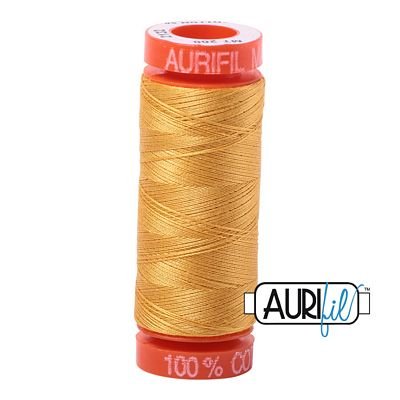 Aurifil 50wt 200m Tarnished Gold 2132