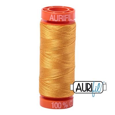 Aurifil 50wt 200m Orange Mustard 2140