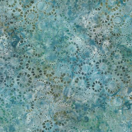 WL Shoreline Blue/Green Mosaic Circles