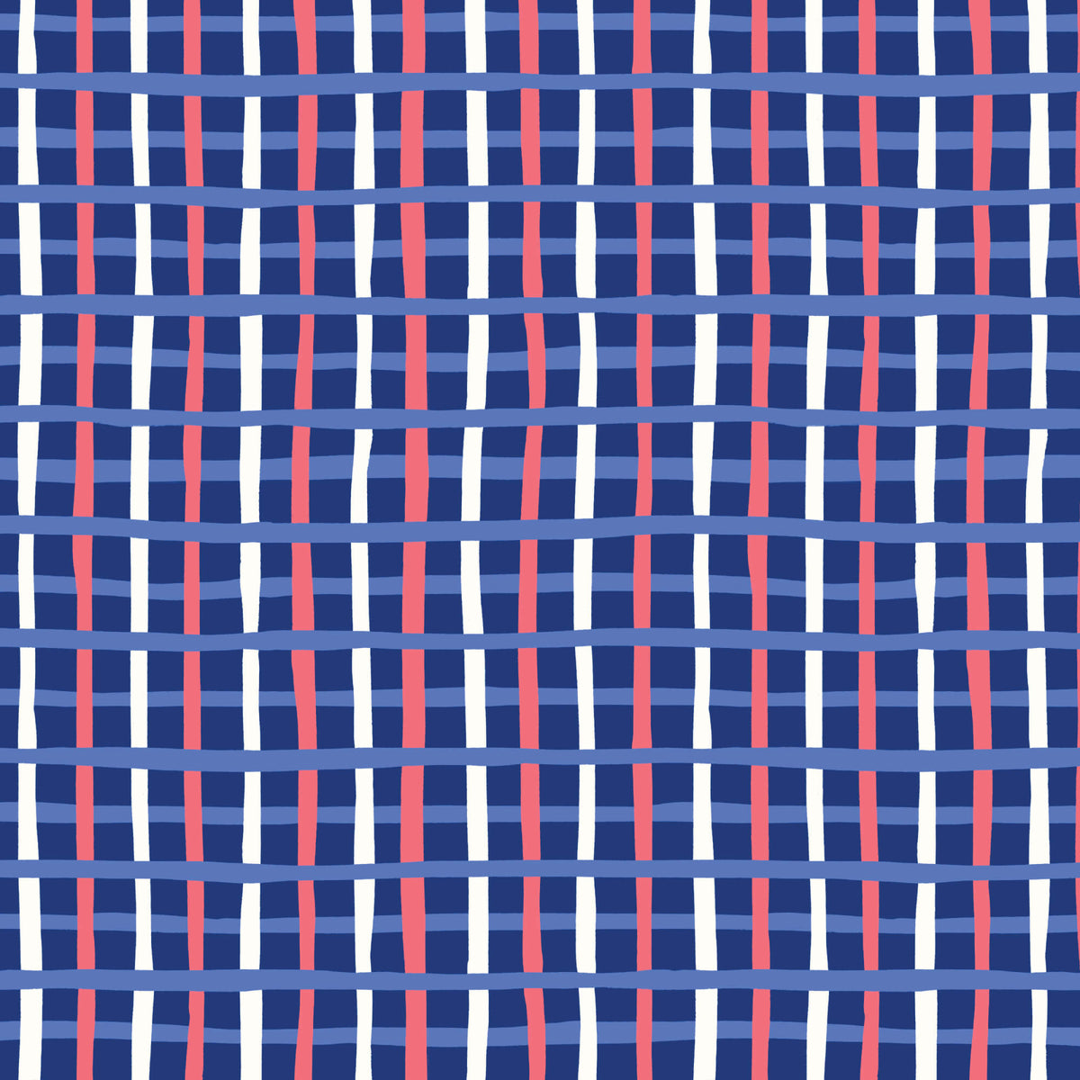 Stars, Stripes & Sun - Patriotic Plaid