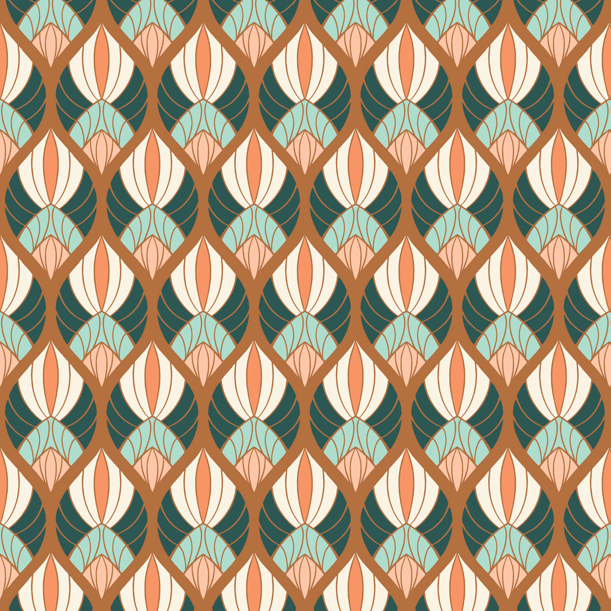 Florissima - Deco Shells - Coral