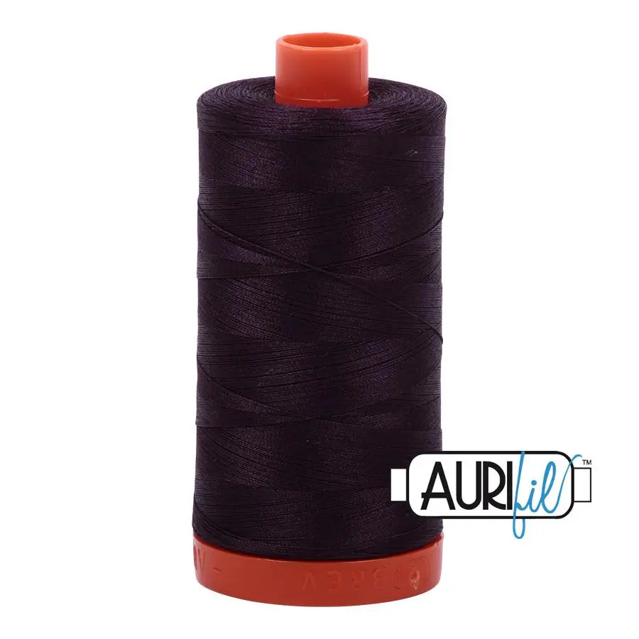 2570 Aubergine Aurifil Cotton 50wt Large Spool