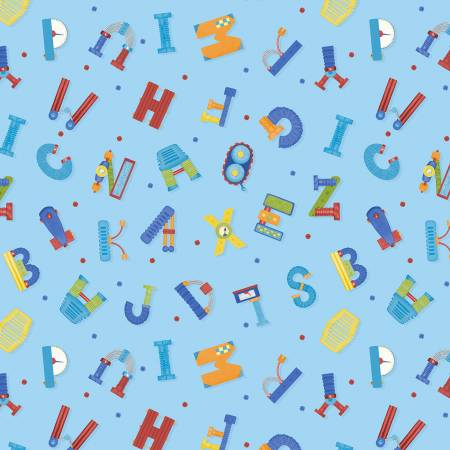 WL Sky Blue Alphabet