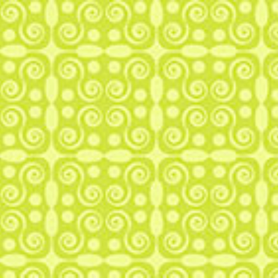 My Watercolor Garden - Geo Scroll - Green