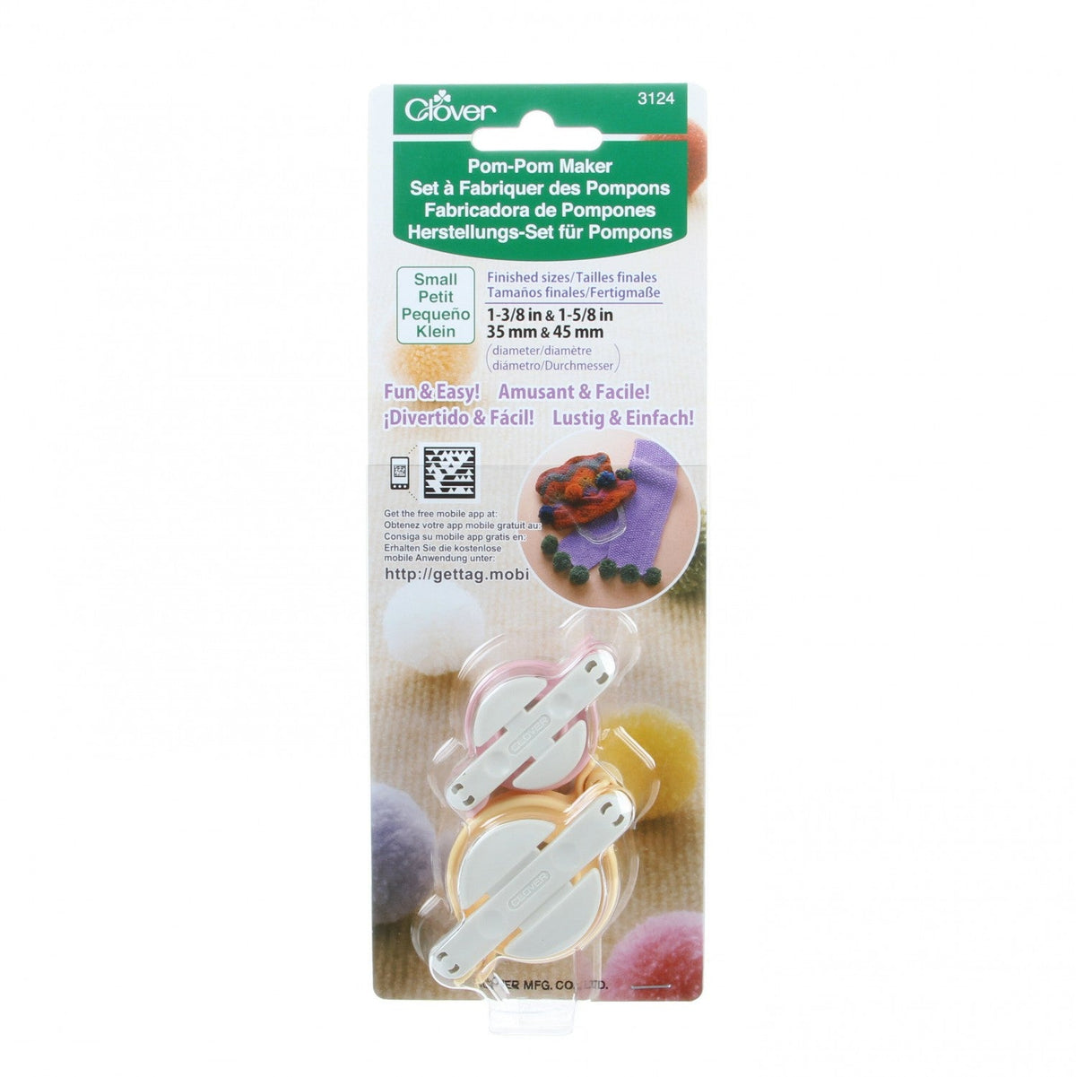 Clover Small Pom Pom Maker