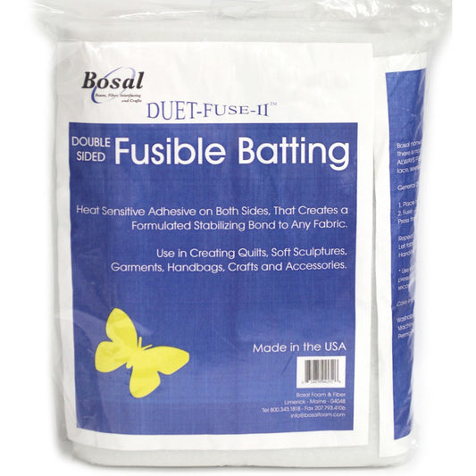 Bosal Duet II Double-Sided Fusible Batting