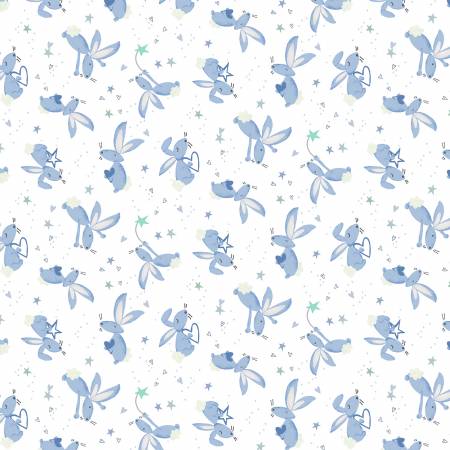 WL White Bunny Toss WP080625-Safari Lullaby