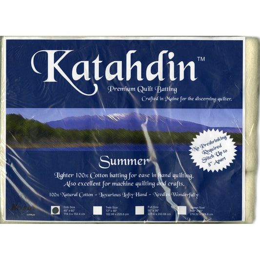 Bosal Katahdin Premium Cotton Batting - 45in x 60in