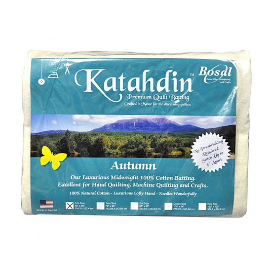Bosal Katahdin Premium Cotton Batting - 45in x 60in