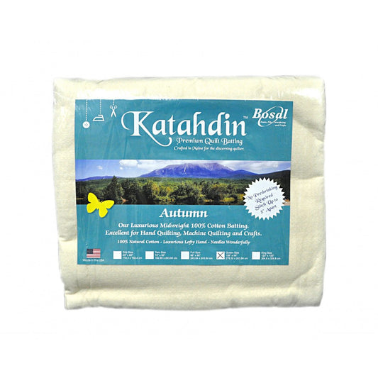 Bosal Katahdin Premium Cotton Batting - 96in x 108in