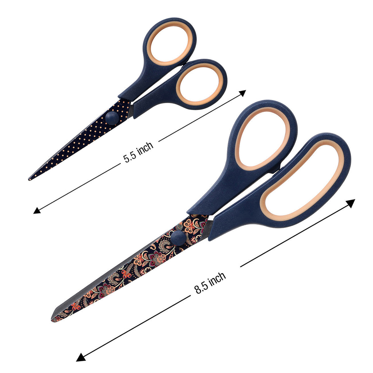 SINGER Printed Blade Scissor Set 2pc