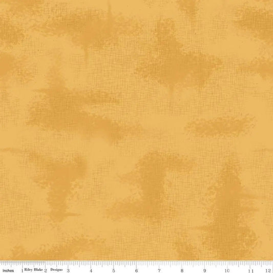 Yellow Amber Shabby Honey Cotton 43"/44" Fabric Per Yard