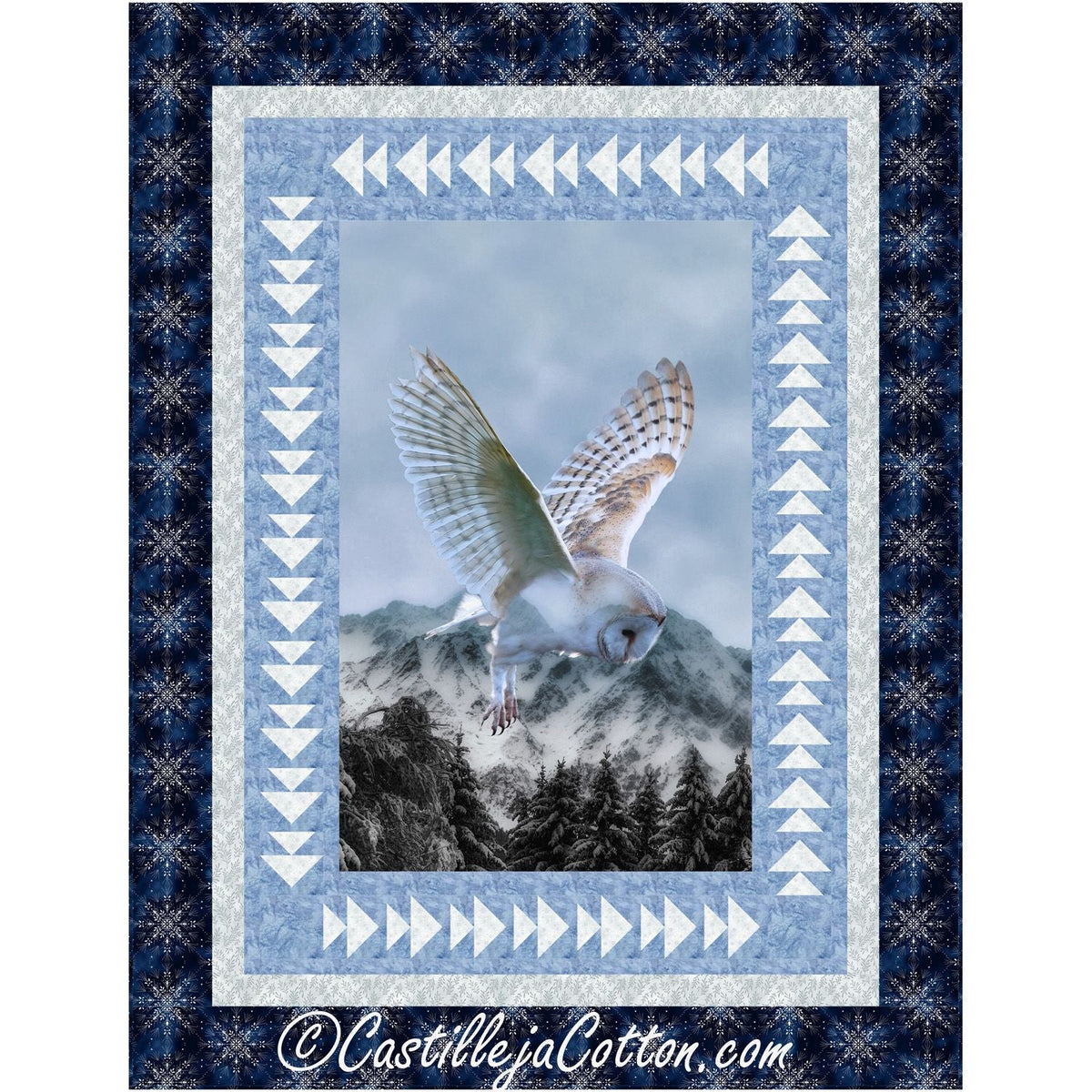 Owl in Flight Downloadable Pattern