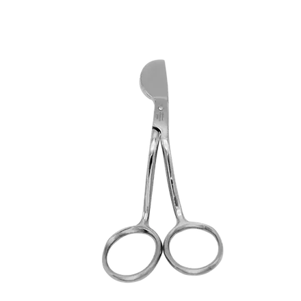 4" Mini Duckbill Applique Scissors Silver Shimmer