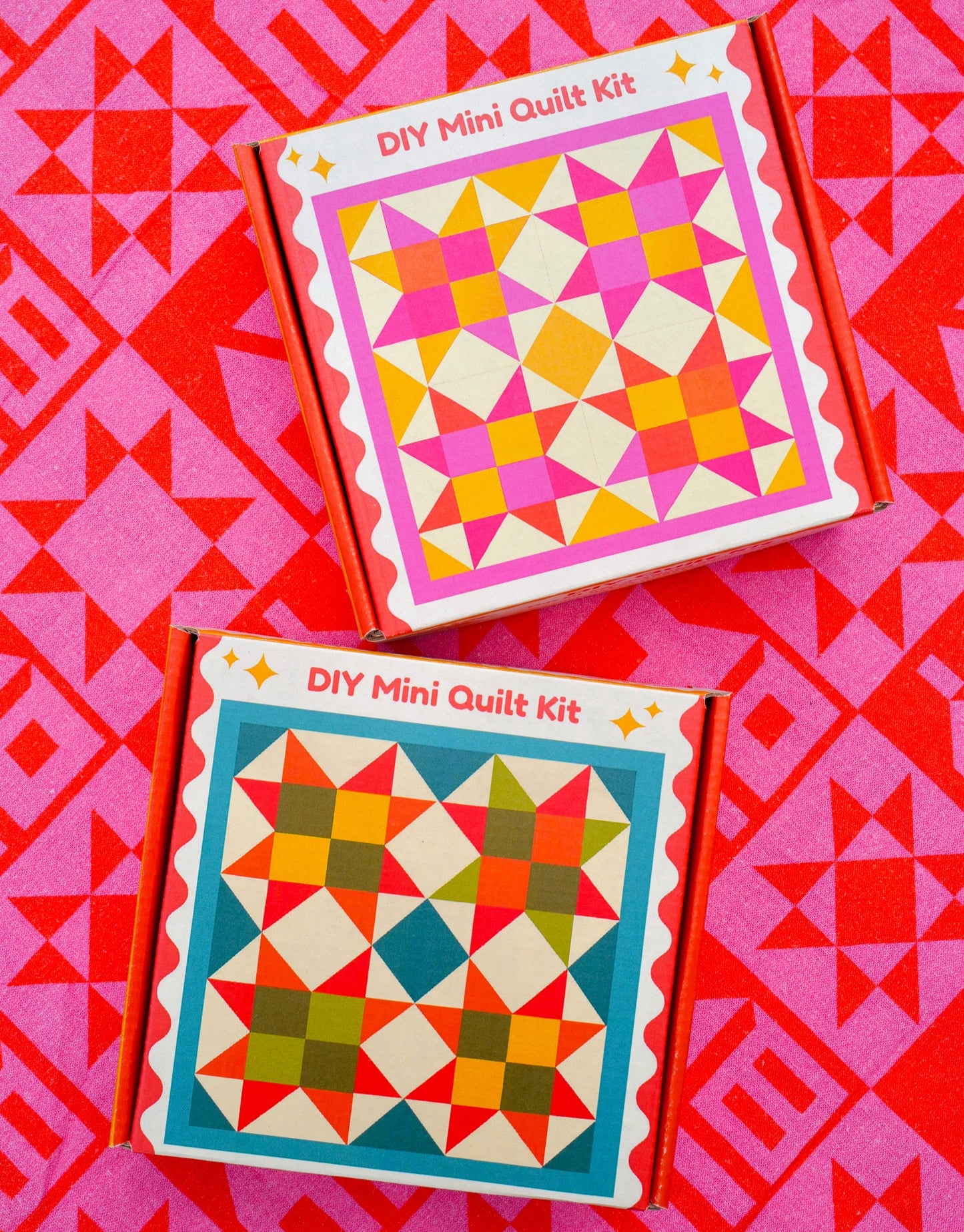 Mini Quilt Kits - Turquoise