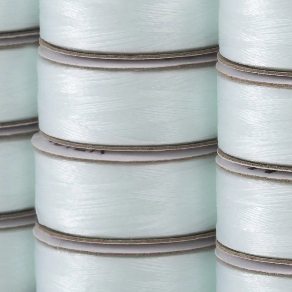 Super Bobs Poly #621 Lace Whilte (M-Style) 12 pack pre-wound bobbins