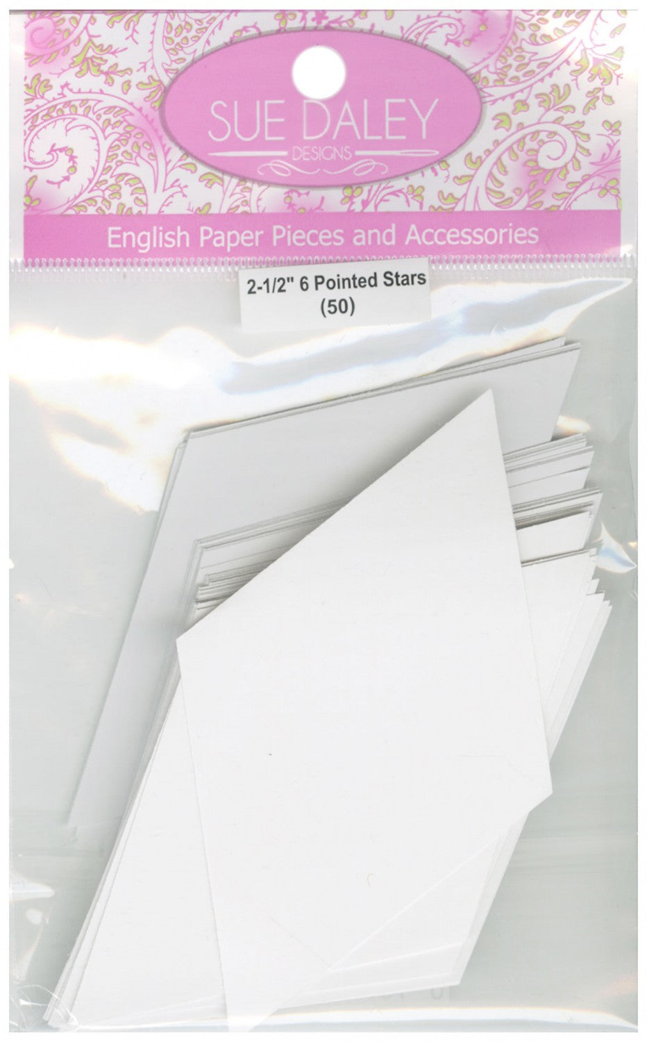 2-1/2in 6 Pointed Star Papers