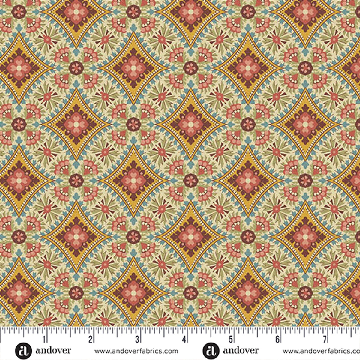 Amber Fields Sky Blue Farmer's Daughter 44"/45" Fabric Per Yard