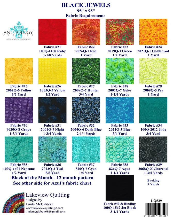 Azul BOM Downloadable Pattern