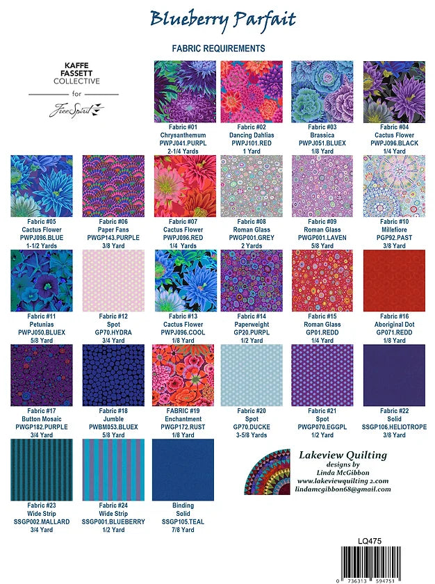 Blueberry Parfait Downloadable Pattern