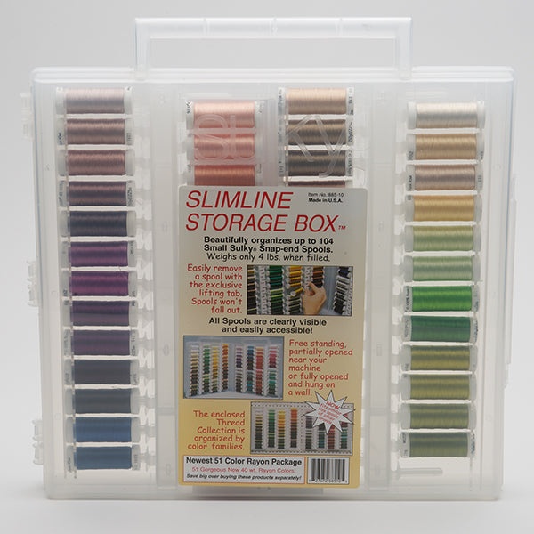 Sulky, Slimline Case with New Colors Thread Collection - 51 Spools